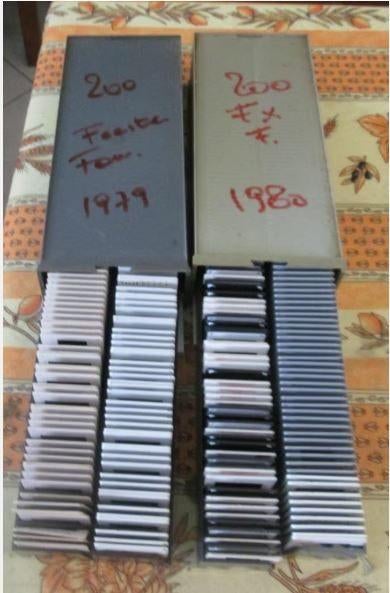 200 Oude Dia's met feesten en families - 1979/1980, 1960 tot 1980, Foto, Zo goed als nieuw, Buitenland