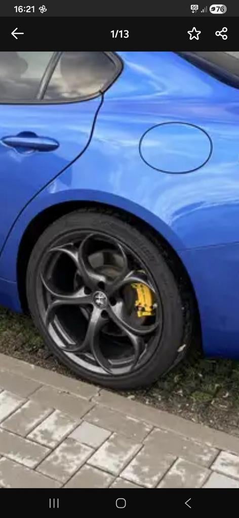 Alfa Romeo Giulia 17 ou 18 pouces, Autos : Pièces & Accessoires, Pneus & Jantes, Enlèvement ou Envoi, 18 pouces, Pneus hiver, Jante(s)