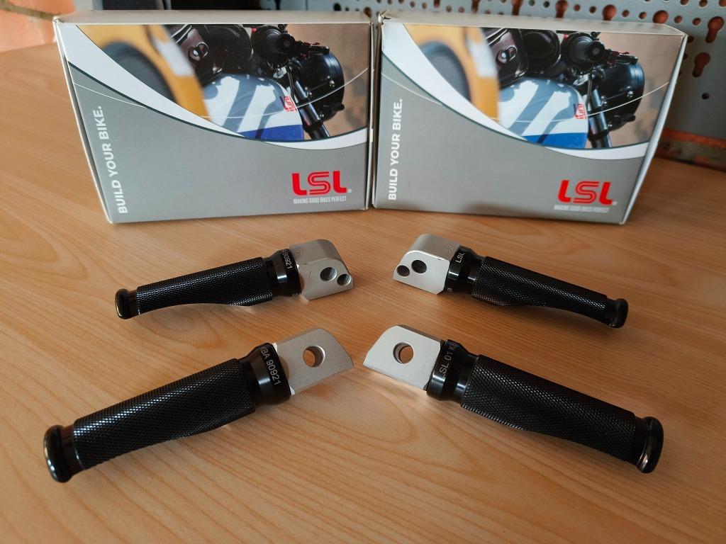 Lsl voetsteunen als nieuw Moto Guzzi Triumph KTM Aprilia, Motoren, Ophalen of Verzenden