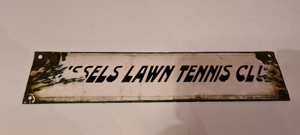 Brussels lown tennis club geëmailleerd, Enlèvement ou Envoi