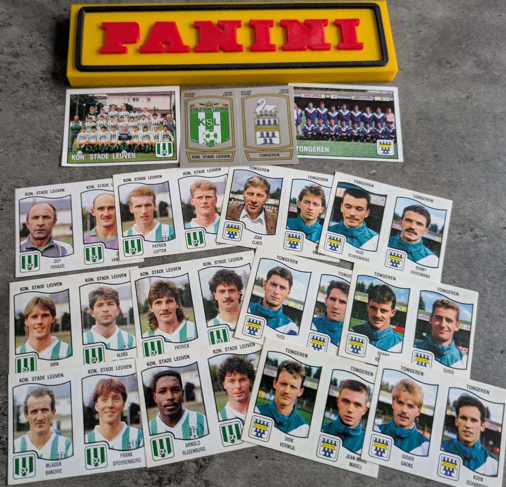PANINI FOOTBALL 90 ST.LEUVEN/TONGEREN 15 AUTOCOLLANTS 1990, Envoi, Neuf