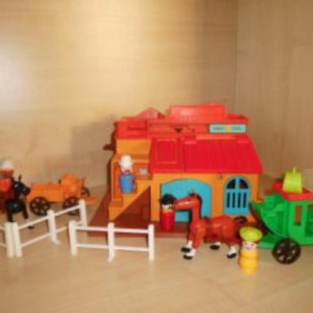 Fisher Price - Play Family - Western Town - '80, Antiek en Kunst, Ophalen of Verzenden