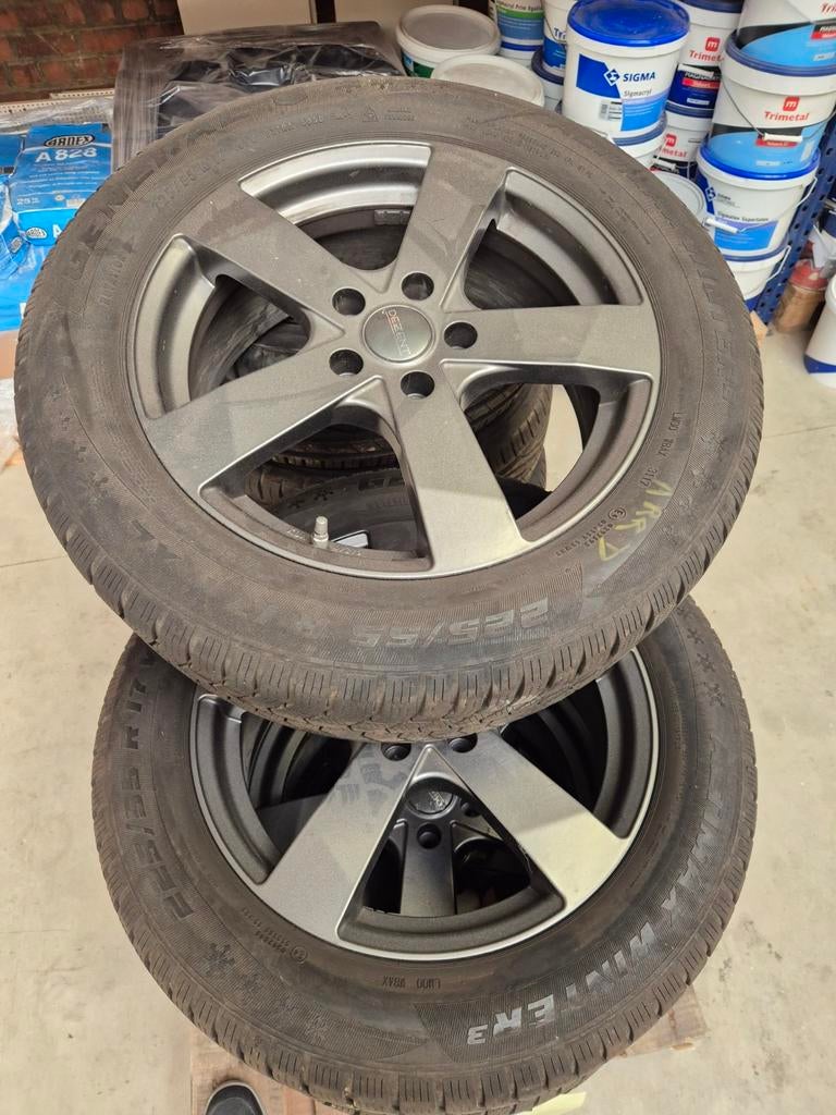 Jantes et pneus hiver 5 x 112 BMW 225 55 17 0498 34 64 19, Autos : Pièces & Accessoires, Pneus et Jantes, Pneus hiver, Véhicule de tourisme