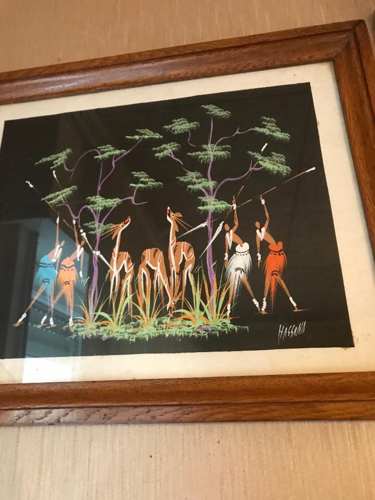 Schilderijen uit congo, Antiek en Kunst, Ophalen