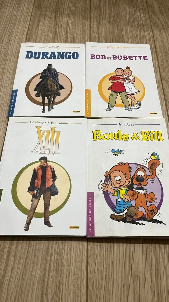Lot de 4 livres Le monde de la BD, Enlèvement ou Envoi, Utilisé