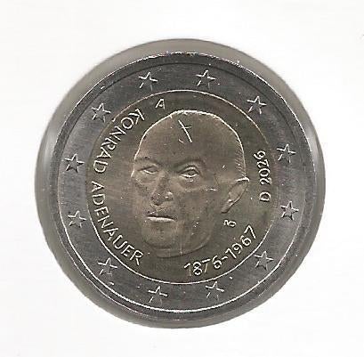 Allemagne 2 euros 2025 A, Envoi