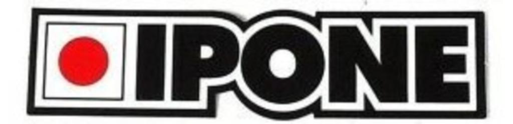 Logo autocollant Huile Huile Ipone Oil - 130x30mm, Motos, Enlèvement ou Envoi
