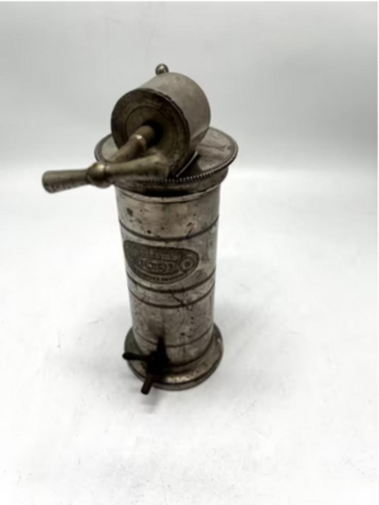 Ancien irrigateur vaginal du Dr Egusier nA.K.2 breveté 1842, Enlèvement ou Envoi