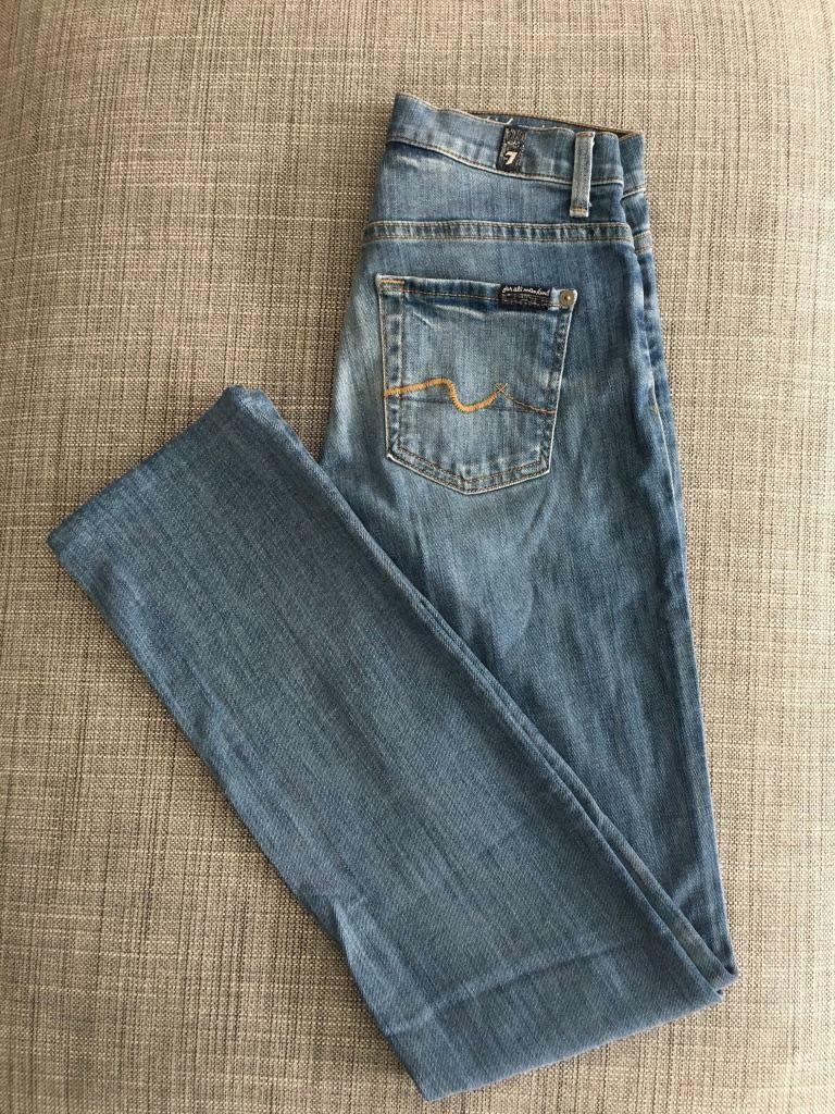 Jeans de la marque Seven For All Mankind., Vêtements | Femmes, Culottes & Pantalons, Comme neuf, Taille 36 (S), Bleu, Longs, Envoi