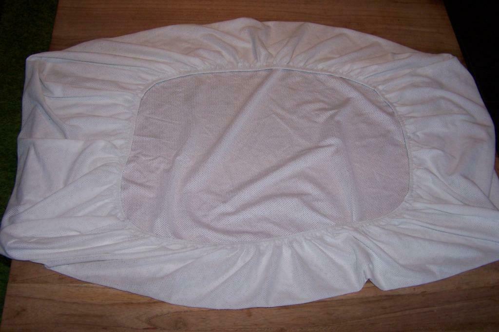 aero sleep fitted hoeslaken 60 x 120 cm, Gebruikt, Jongetje of Meisje, Ophalen of Verzenden, Wit