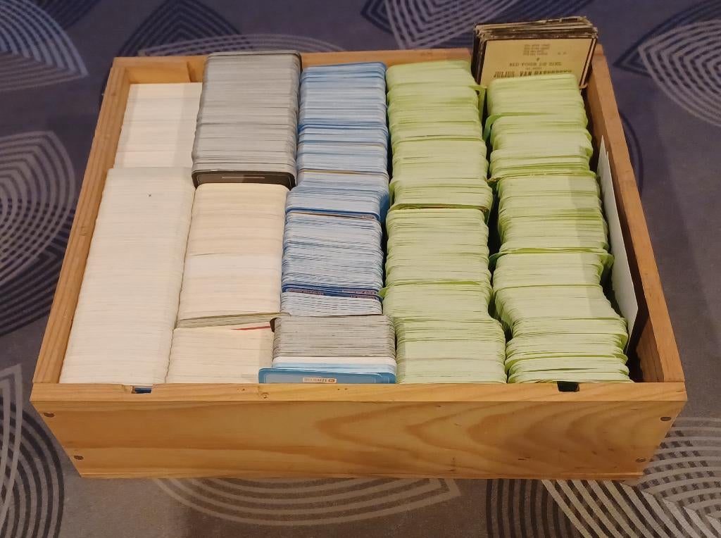 Delhaize kaarten, Verzamelen, Ophalen