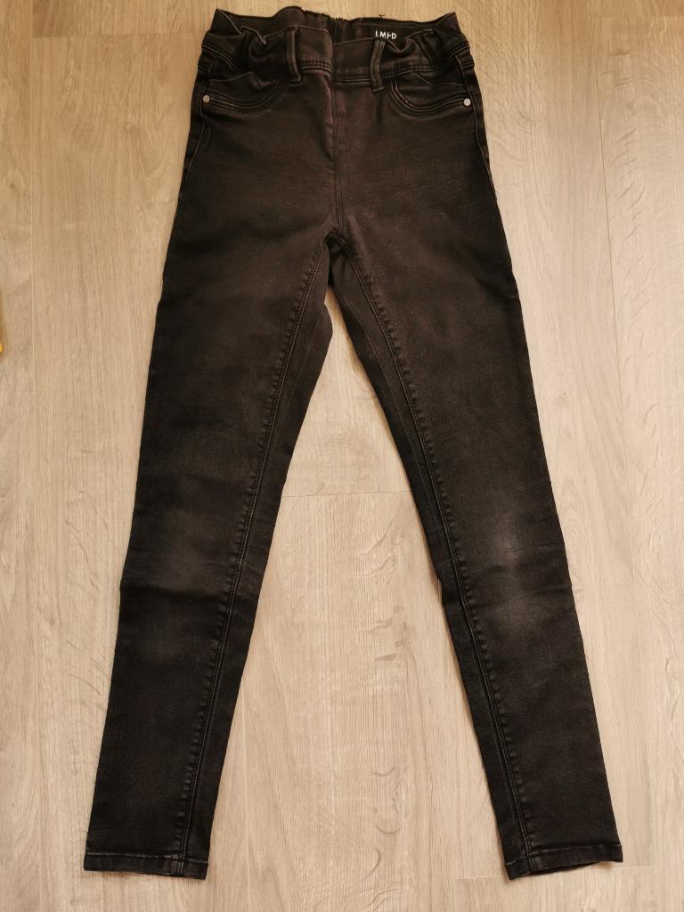 Zwarte jegging - maat 140, Kinderen en Baby's, Kinderkleding | Maat 140, Ophalen of Verzenden, Gebruikt, Meisje, Broek