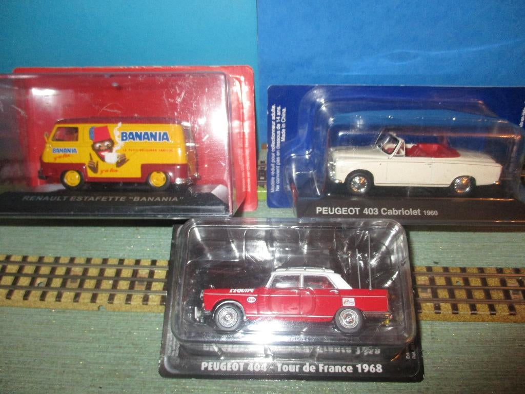 Norev Peugeot 403 + 404 + Estafette, Hobby & Loisirs créatifs, Enlèvement ou Envoi, Neuf, Voiture, Norev