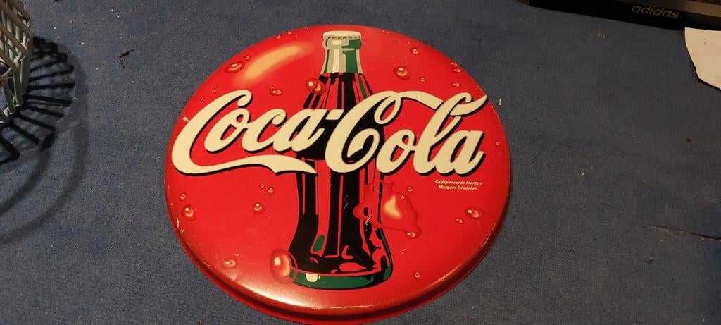 Vieux panneau d'affichage Coca-Cola, Collections, Enlèvement ou Envoi, Comme neuf, Panneau publicitaire
