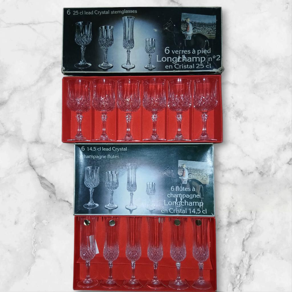 flûtes à champagne  en cristal, Ophalen