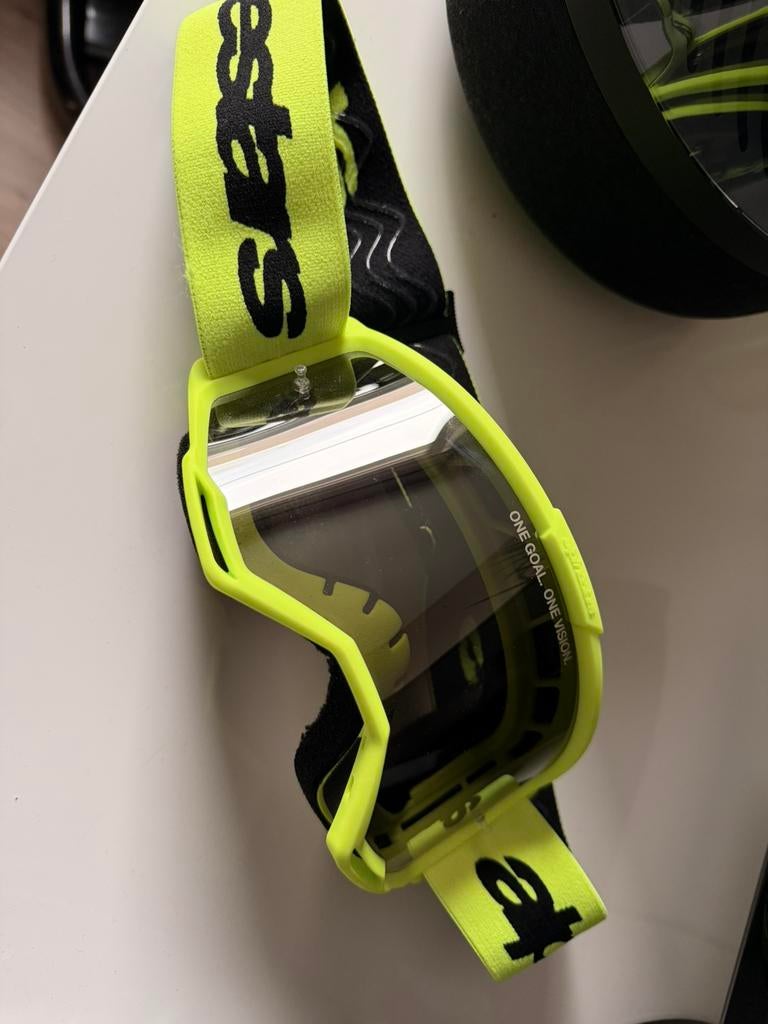 NIEUW -Alpinestars crossbril SPIEGELLENS, Motoren, Kleding | Motorhelmen, Ophalen of Verzenden