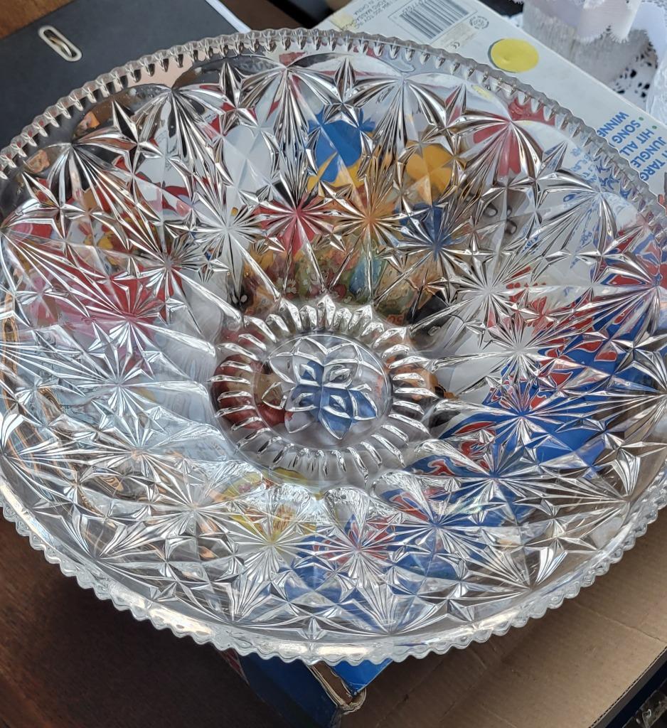 Coupe à fruit Cristal Vintage, Antiquités & Art, Enlèvement