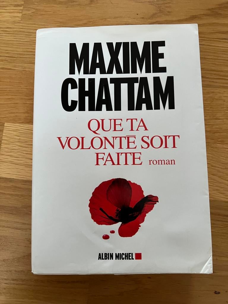 Livre « Que ta volonté soit faite » Maxime Chattam, Livres, Enlèvement ou Envoi, Utilisé, Maxime CHATTAM