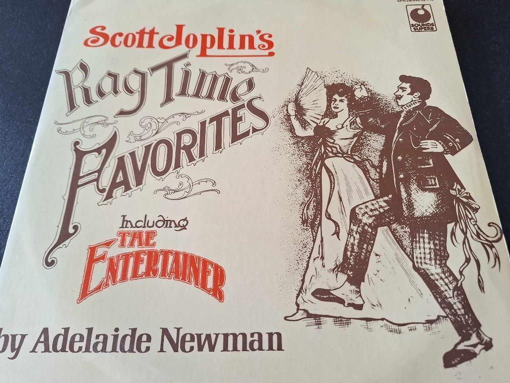 Adelaide Newman - Scott Joplin's Ragtime Favourites Lp Vinyl, Gebruikt, Ophalen of Verzenden, 1940 tot 1960, 12 inch