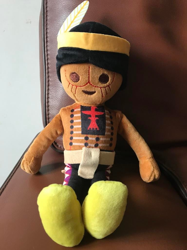 Playmobil Indiaan knuffel *Nieuw*, Kinderen en Baby's, Ophalen of Verzenden, Nieuw