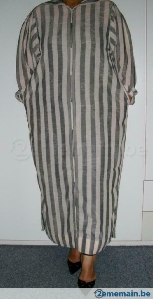 djellaba lignée taille L à XL, Enlèvement ou Envoi, Comme neuf