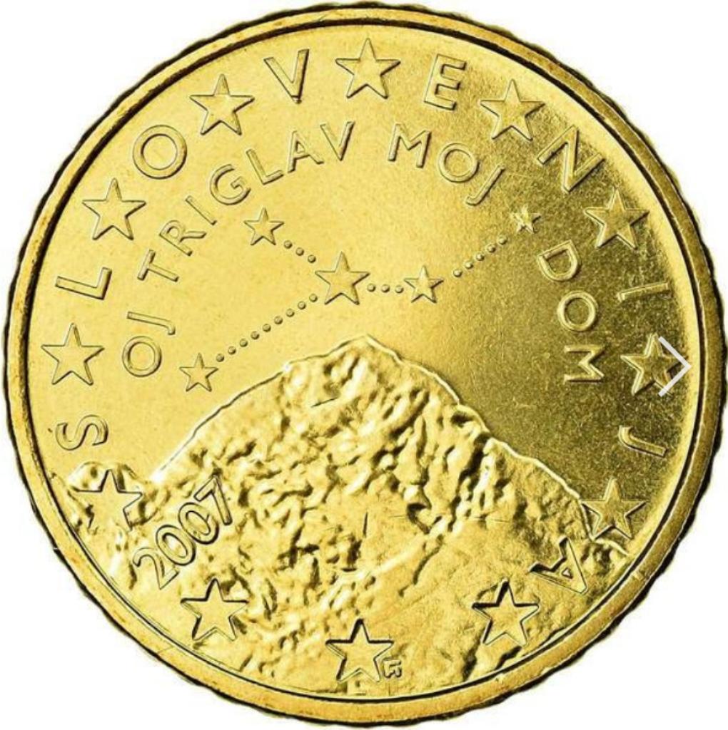 Slovénie 50 cents 2007, Enlèvement ou Envoi, Slovénie, 50 centimes, Monnaie en vrac