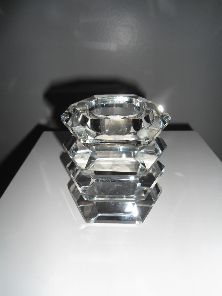 photophore en cristal, nouveau !, Maison & Meubles, Enlèvement ou Envoi, Autres matériaux, Chandelier, Neuf