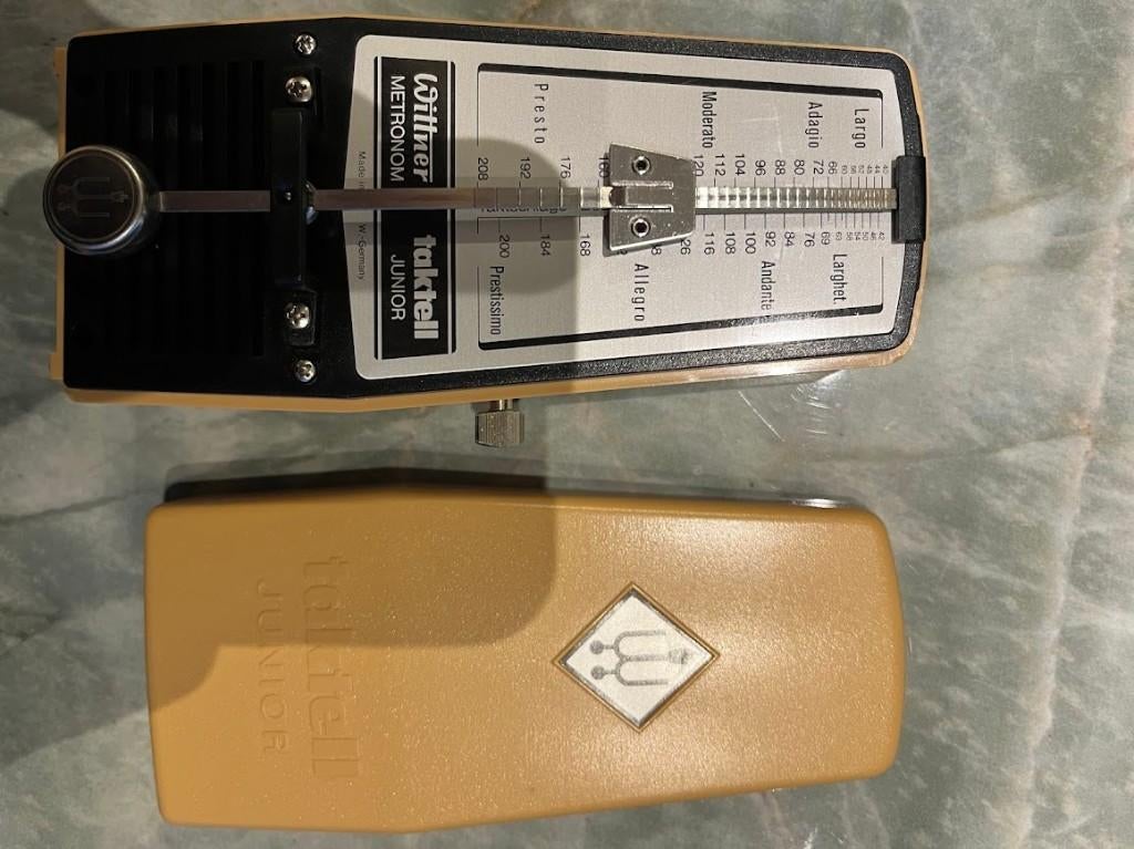 Wittner taktell junior metronome brown, Muziek en Instrumenten, Ophalen of Verzenden, Gebruikt