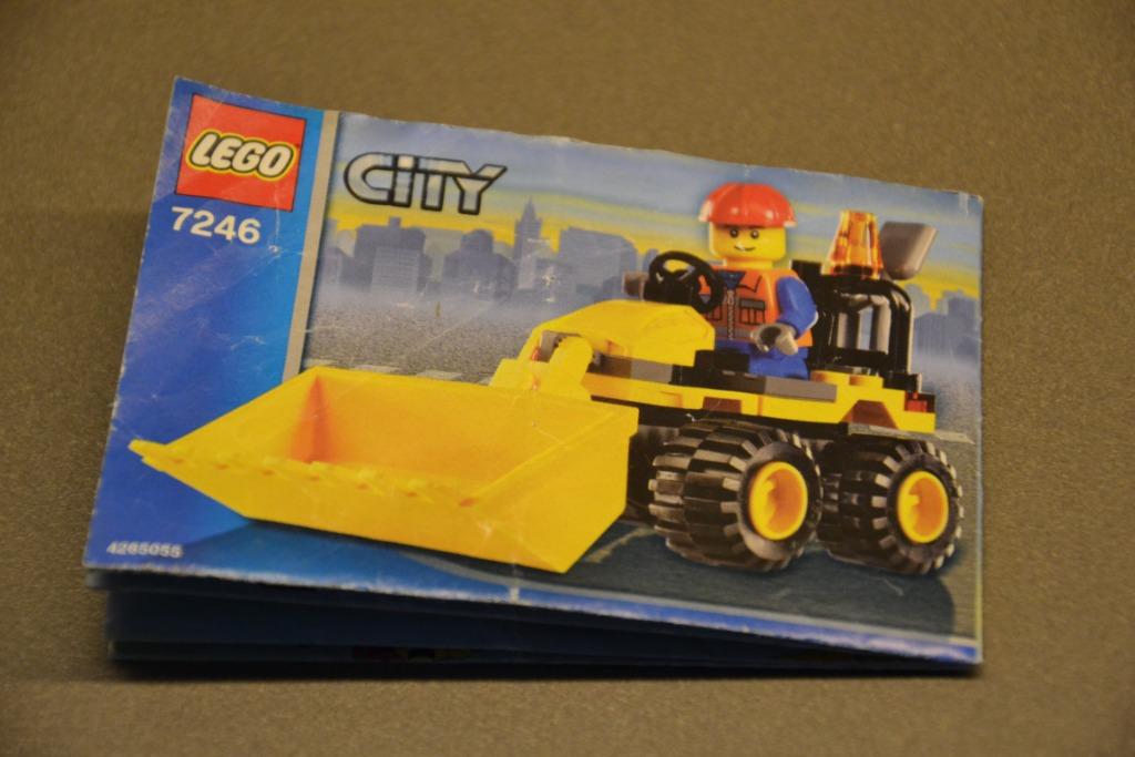 Lego City mini graafmachine 7246, Ophalen of Verzenden, Gebruikt, Complete set, Lego