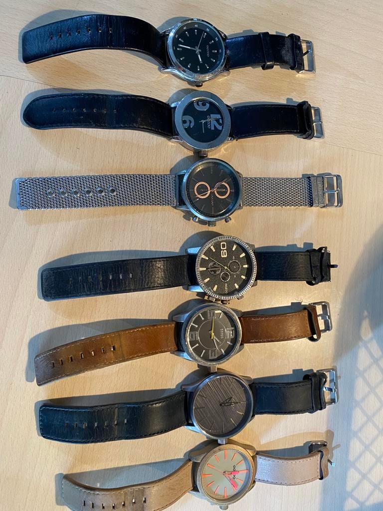 Lot de 7 montres Oozoo, Enlèvement ou Envoi, Comme neuf