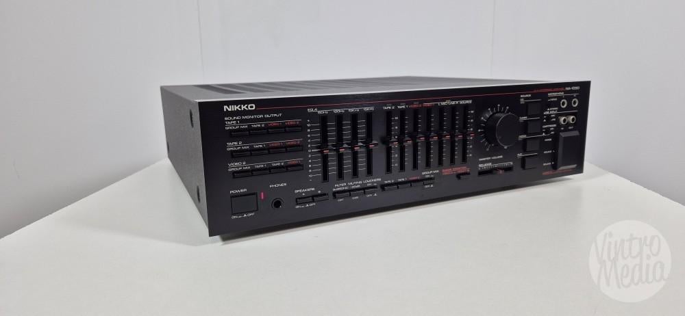 Nikko NA-1050 Versterker | Stereo | Phono MM MC | Equalizer, TV, Hi-fi & Vidéo, Chaîne Hi-fi, Enlèvement ou Envoi, Reconditionné