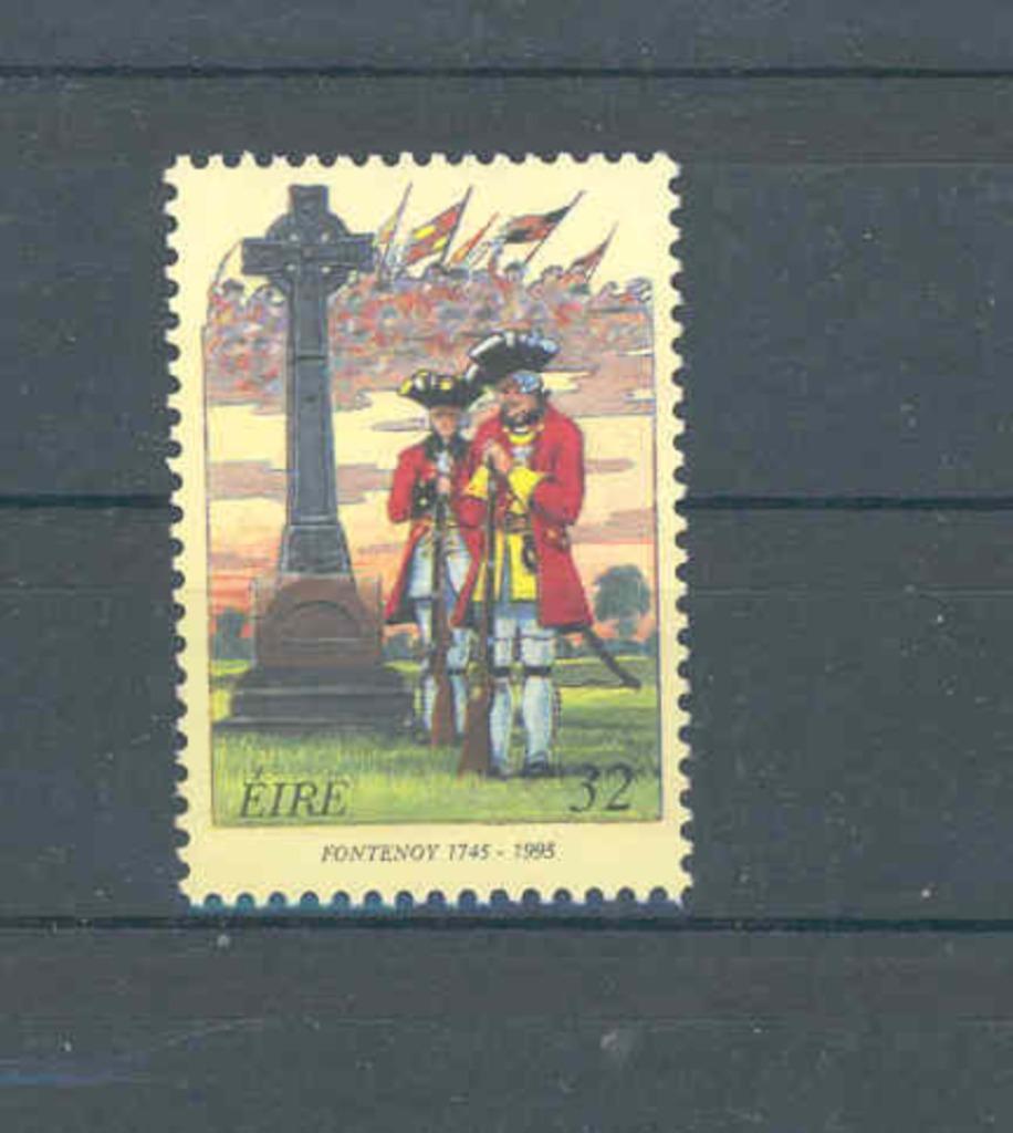 Irlande 1995 Bataille de Fontenoy **, Envoi, Irlande, Non oblitéré