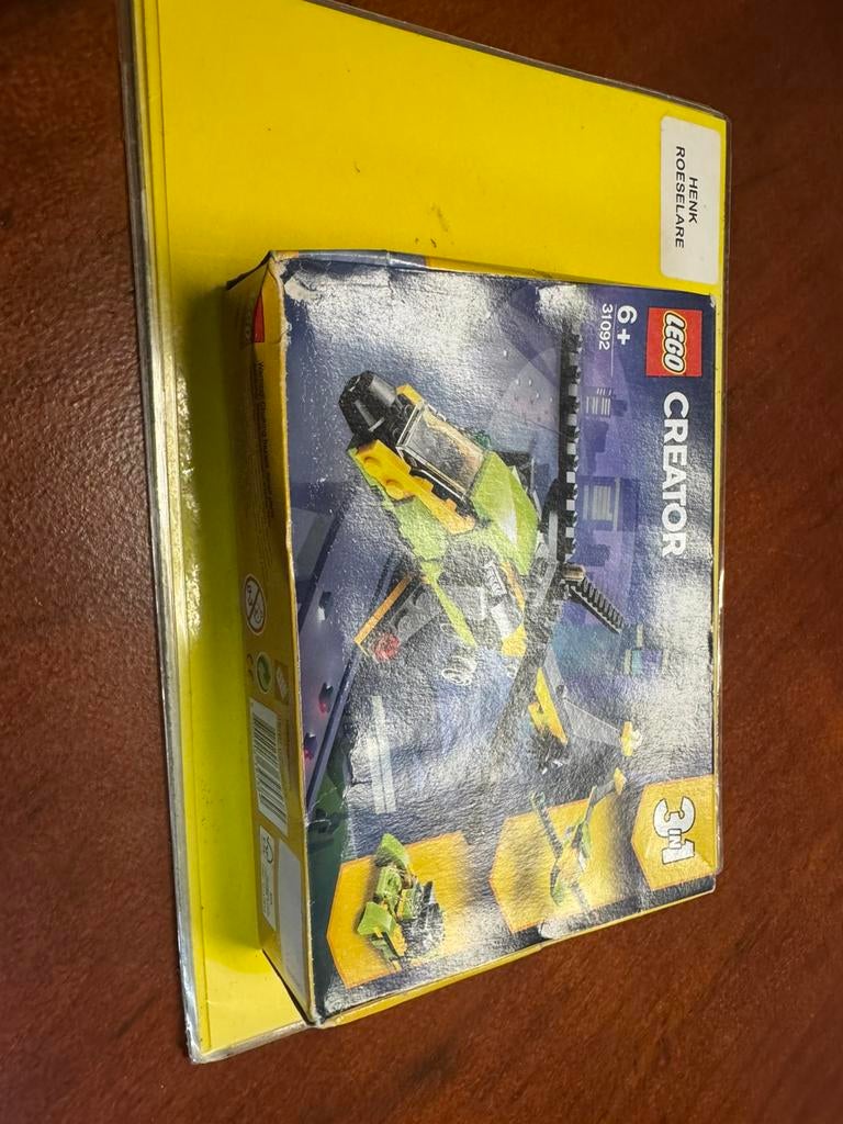 Lego creator 31092, Ophalen of Verzenden, Zo goed als nieuw, Lego