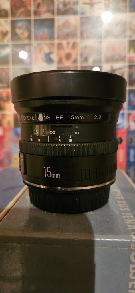 Canon EF fisheye 15 mm f 2.8, Ophalen