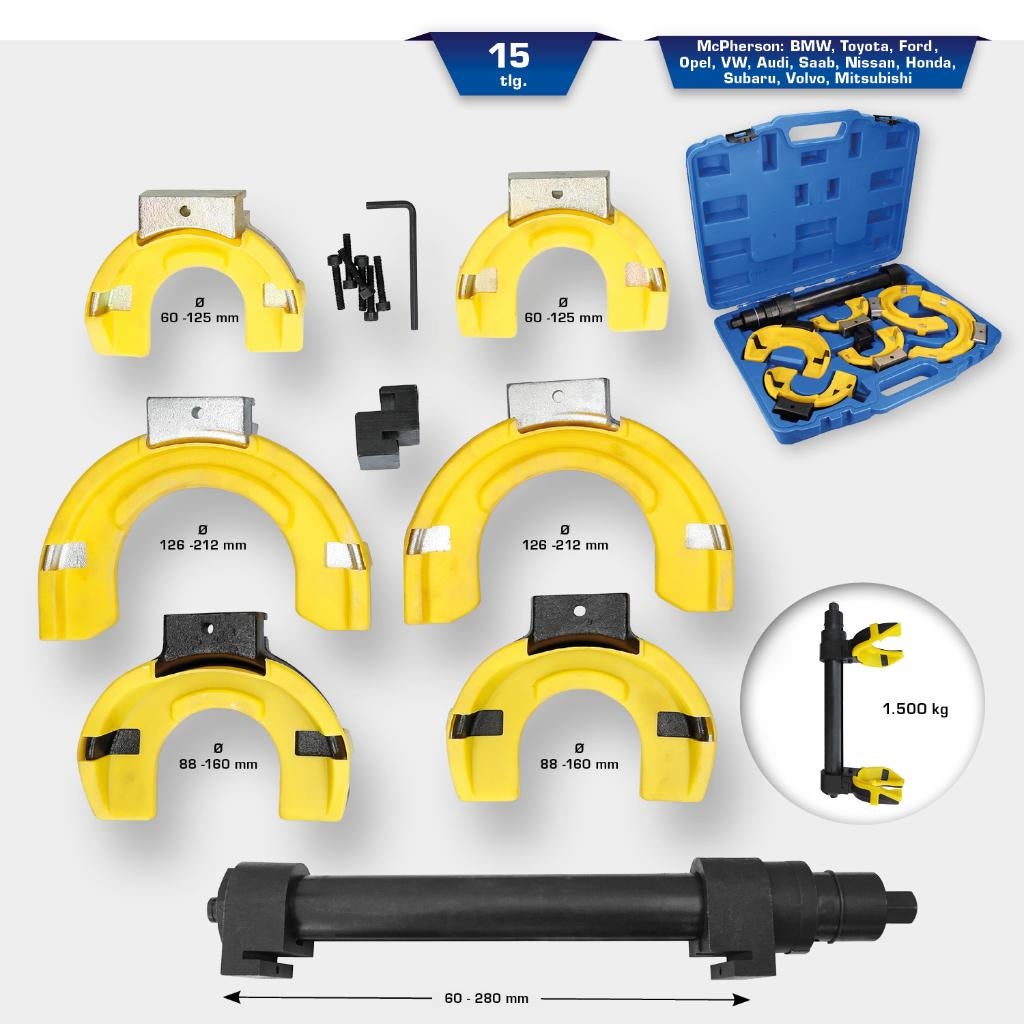 BT651200 | Brilliant Tools veerspannerset 15 dlg, Auto diversen, Autogereedschap, Nieuw, Verzenden