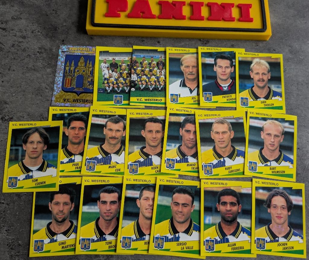 Panini FOOTBALL 98 19 STICKERS 1998 WESTERLOVOETBAL, Ophalen of Verzenden, Nieuw