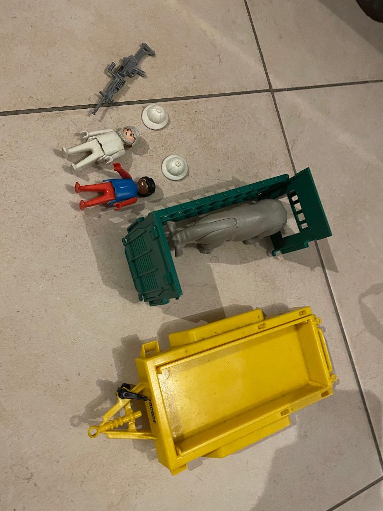 Playmobil neushoornsafari, Kinderen en Baby's, Speelgoed | Playmobil, Ophalen, Gebruikt