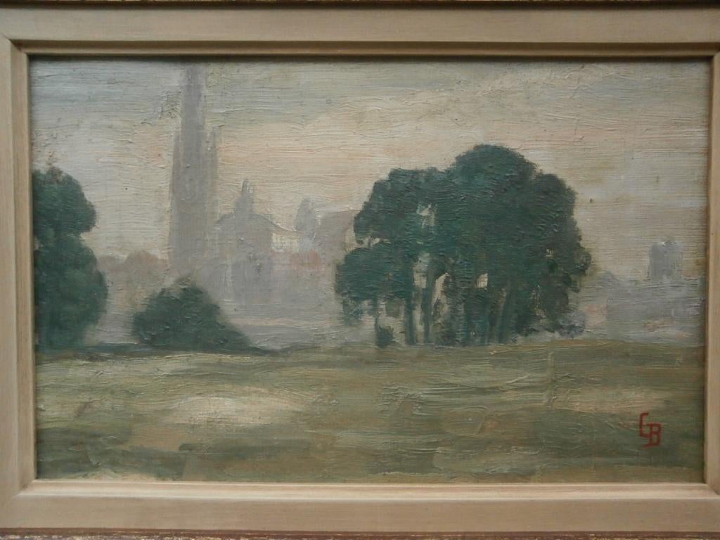 Vue d'Anvers, huile sur toile, Berckmans (Jean Ghisleen), Enlèvement