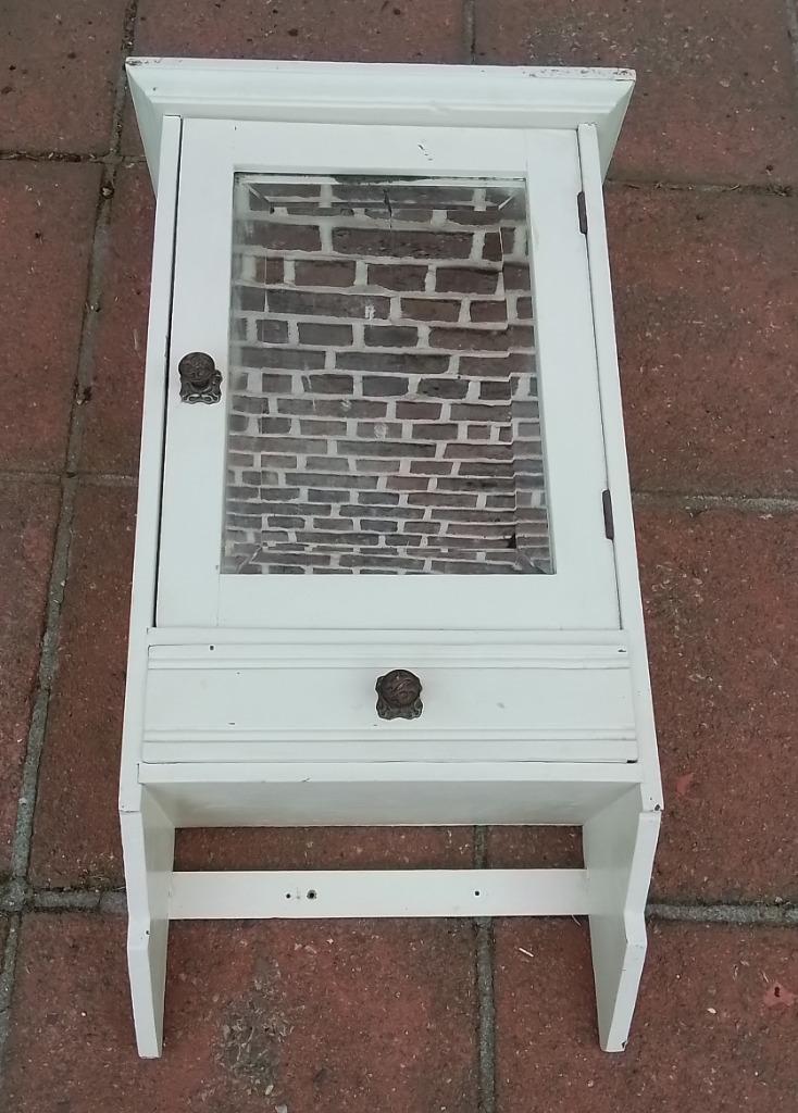 Retro kastje, Ophalen, Gebruikt, Met deur(en)