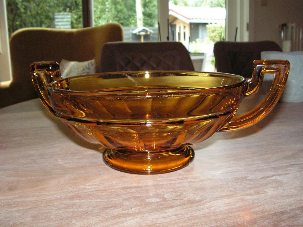 Coupe à fruits en cristal Val St Lambert 1935, Antiquités & Art, Enlèvement ou Envoi