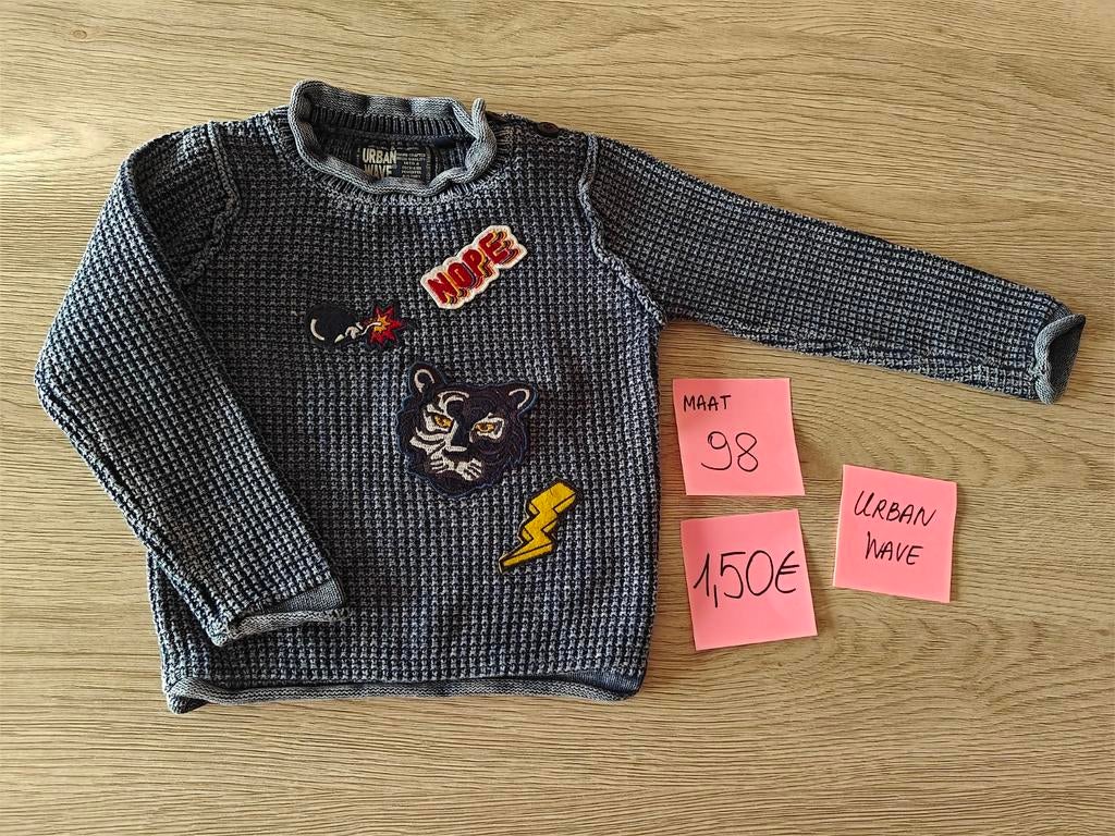 Pull jongen Urban Wave - maat 98, Kinderen en Baby's, Gebruikt, Urban Wave, Trui of Vest, Ophalen of Verzenden