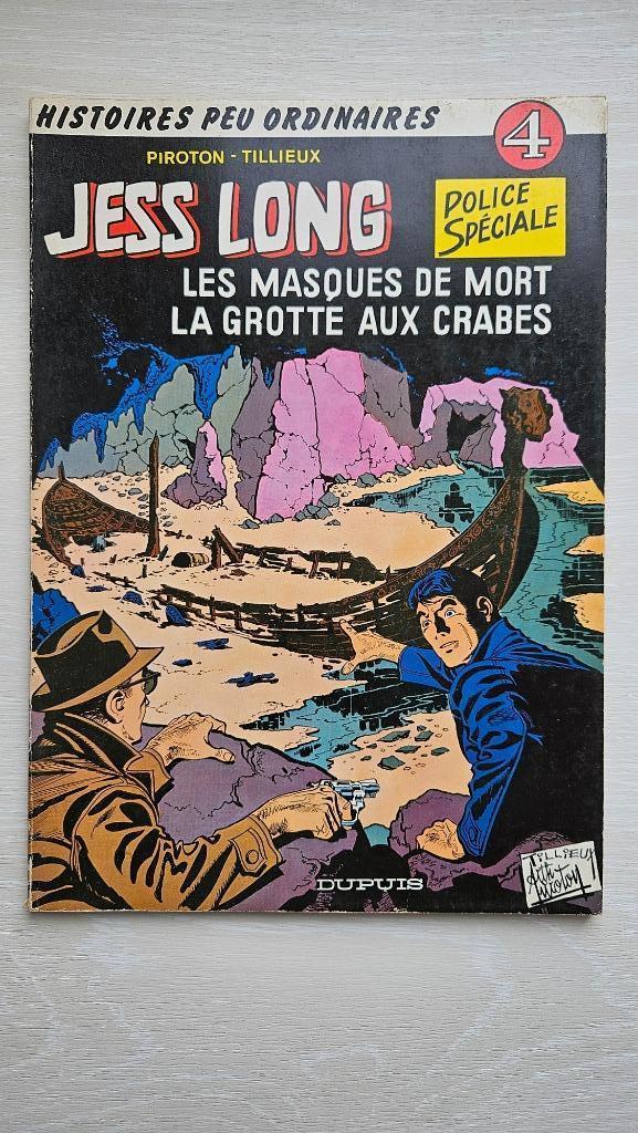 JESS LONG T 4 Masques de mort + grotte aux crabes EO, Une BD, Utilisé, Tillieux/Piroton, Envoi