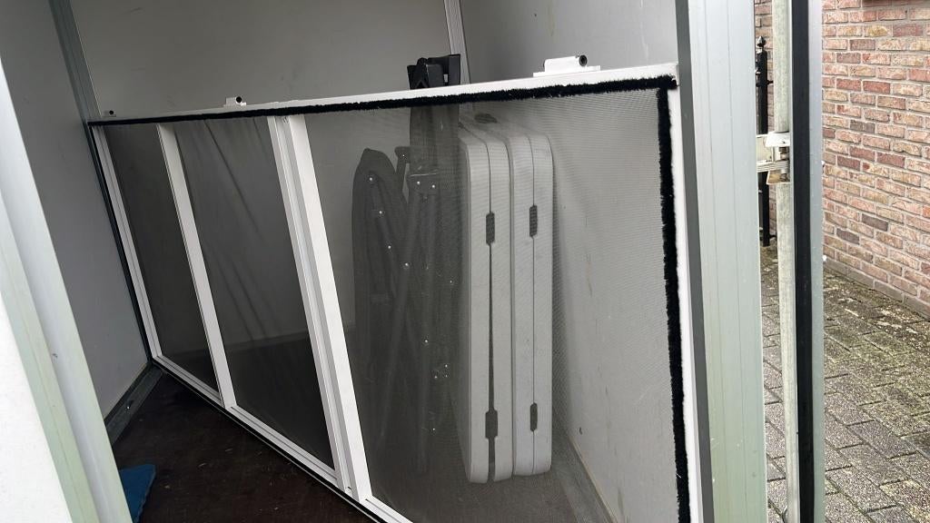 Porte moustiquaire Fly Door, Bricolage & Construction, Fenêtres & Moustiquaires, Porte moustiquaire, Enlèvement, Métal, 215 cm ou plus