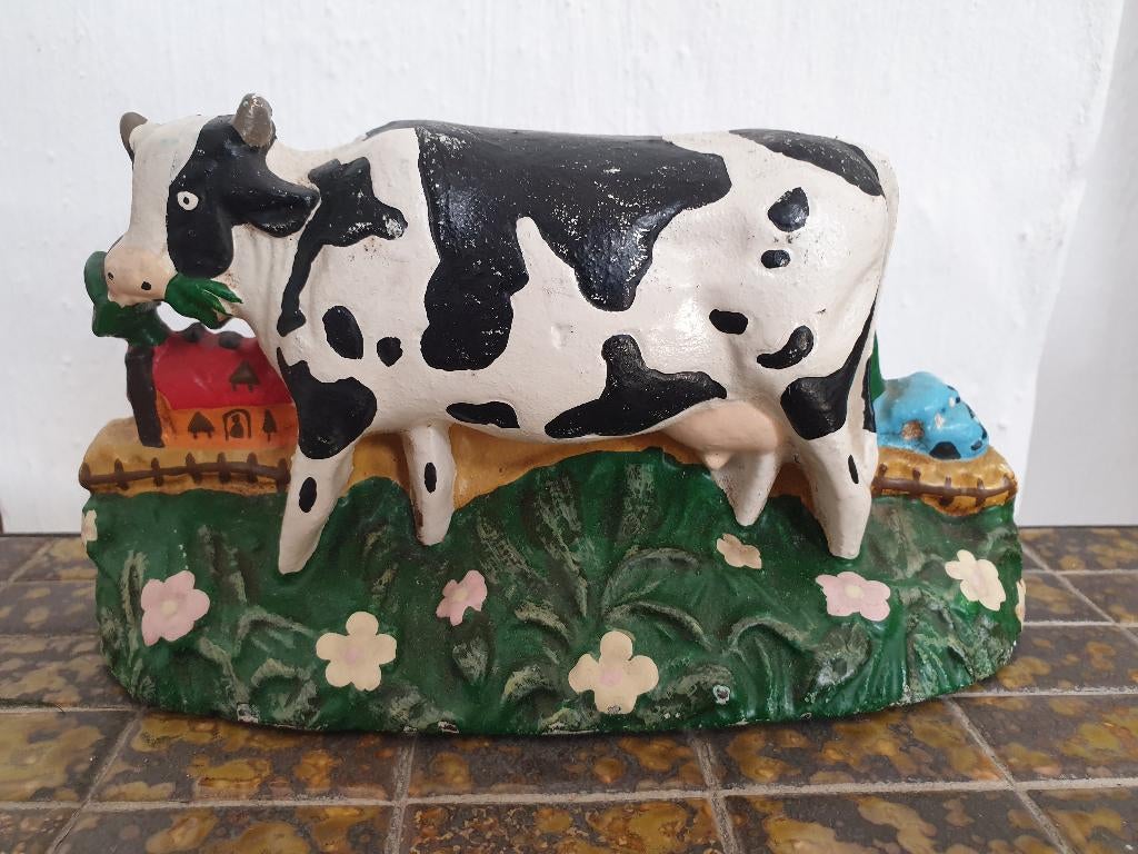 Butée de porte « vache alpine », Enlèvement ou Envoi, Comme neuf, Animal
