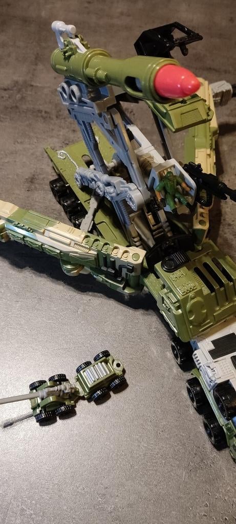 Matchbox Retro Vintage 1998 leger voertuig met kanon, Ophalen, Zo goed als nieuw