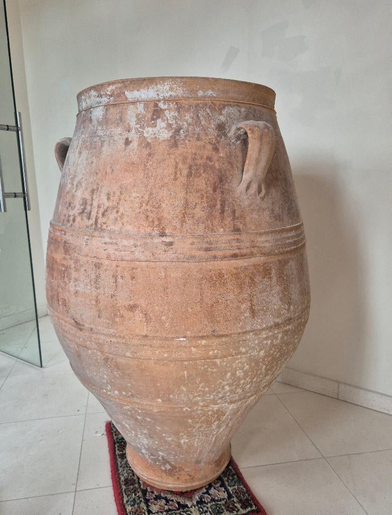 Baril/cruche antique en terre cuite grecque H115, Enlèvement