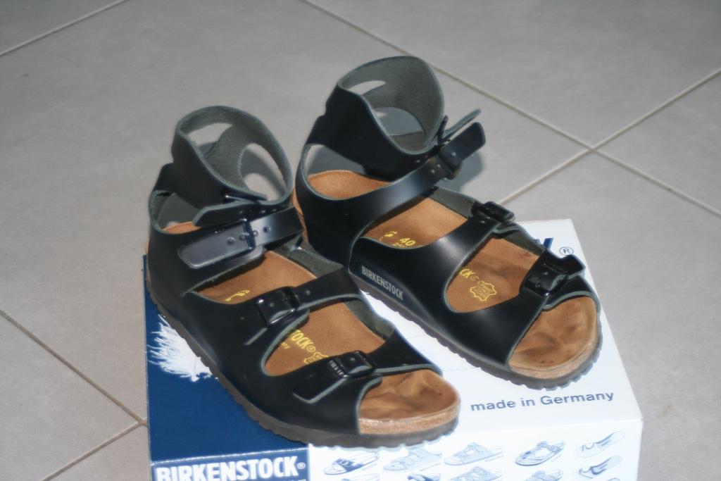 Birkenstock gladiator sandalen ATHEN m 40, Ophalen, Zwart, Sandalen of Muiltjes, Zo goed als nieuw