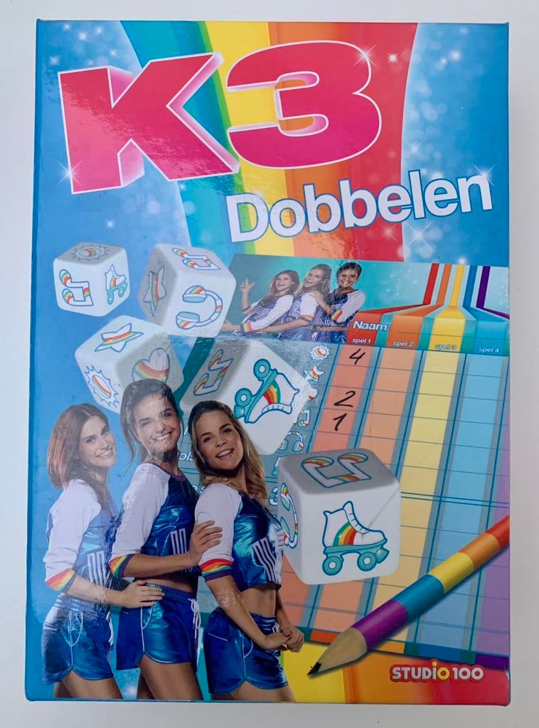 Jeu de société dés K3, Enlèvement ou Envoi, Comme neuf