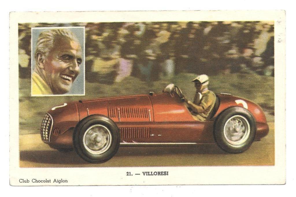 Chocolat Aiglon  -  nr.21  -  VILLORESI, Gravure, Utilisé, Envoi, 1940 à 1960