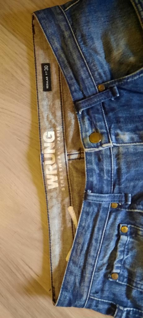 Wrung baggy jeans, Kleding | Dames, Ophalen of Verzenden, Zo goed als nieuw
